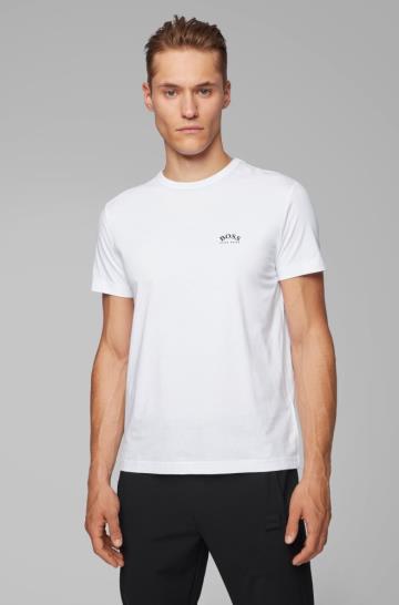 Koszulki BOSS Cotton Jersey Białe Męskie (Pl05692)